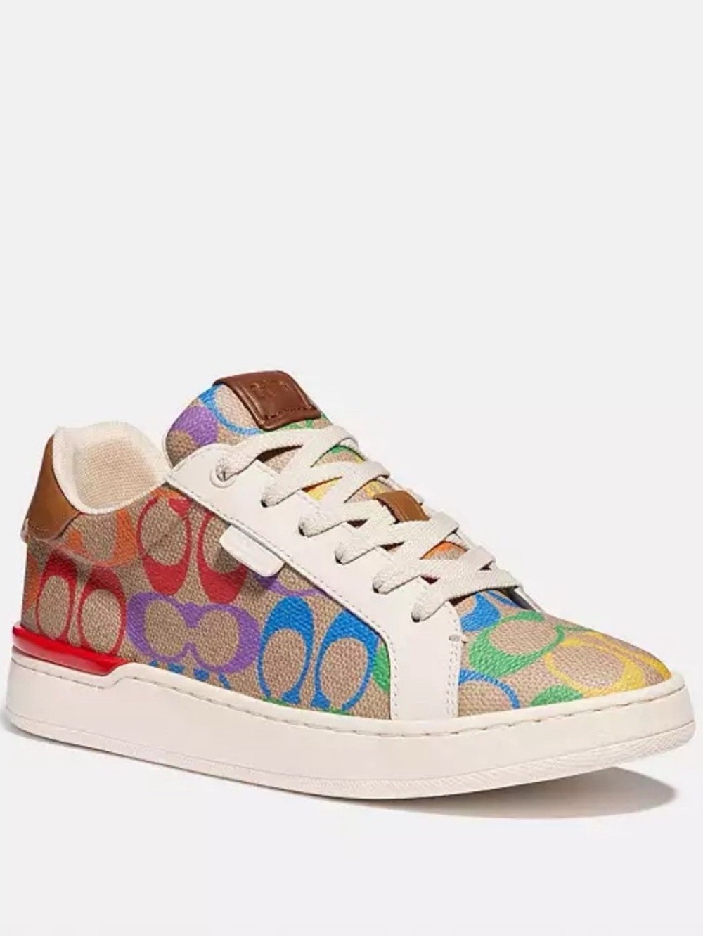 Coach Lowline Rainbow Pride Signature Sneakers